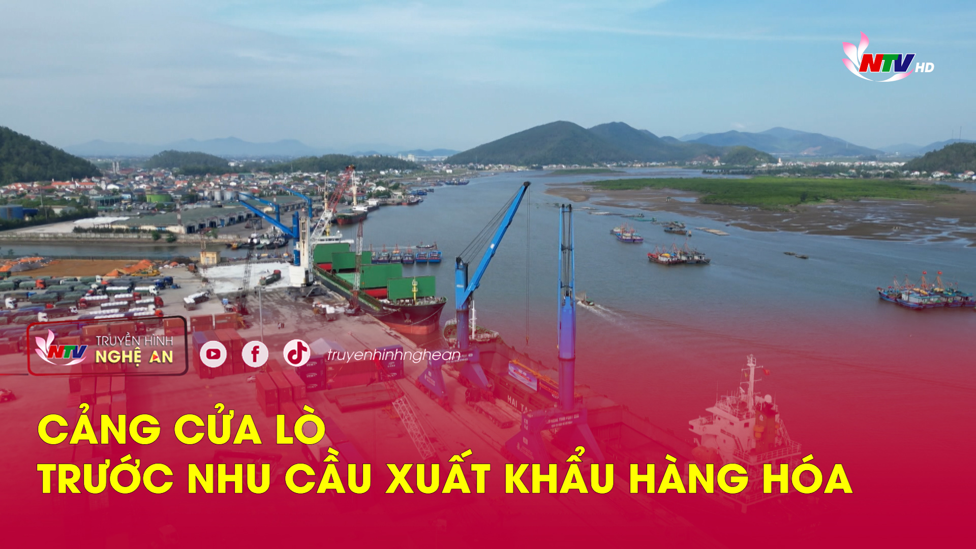 Cảng Cửa Lò trước nhu cầu xuất khẩu hàng hóa