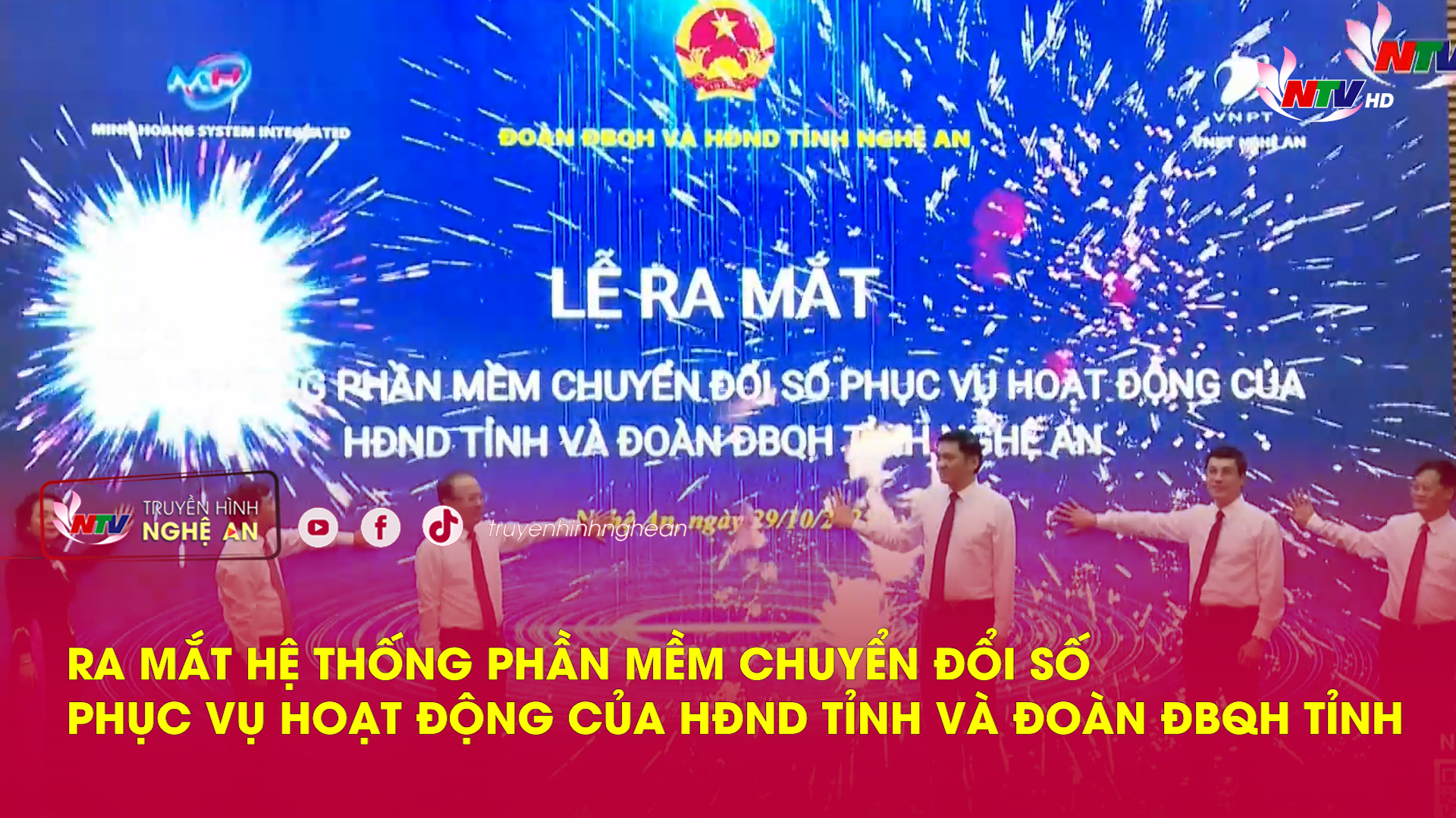 Ra mắt hệ thống phần mềm chuyển đổi số phục vụ hoạt động của HĐND tỉnh và Đoàn ĐBQH tỉnh