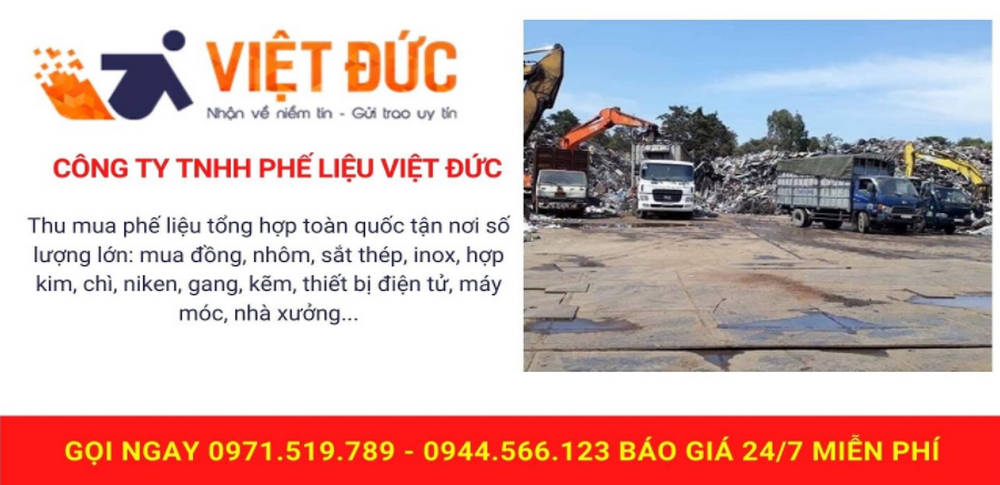 Thu mua phế liệu Việt Đức