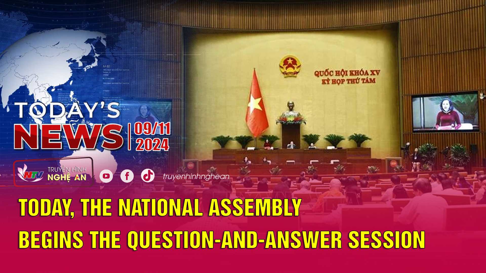 Today's News 11/11/2024: Today, the National Assembly begins the question-and-answer session