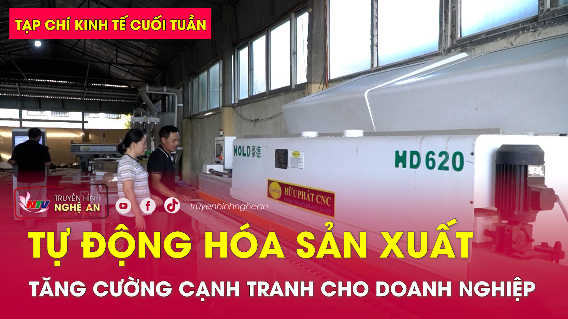 Tạp chí kinh tế cuối tuần: Tự động hóa sản xuất tăng cường cạnh tranh cho Doanh nghiệp