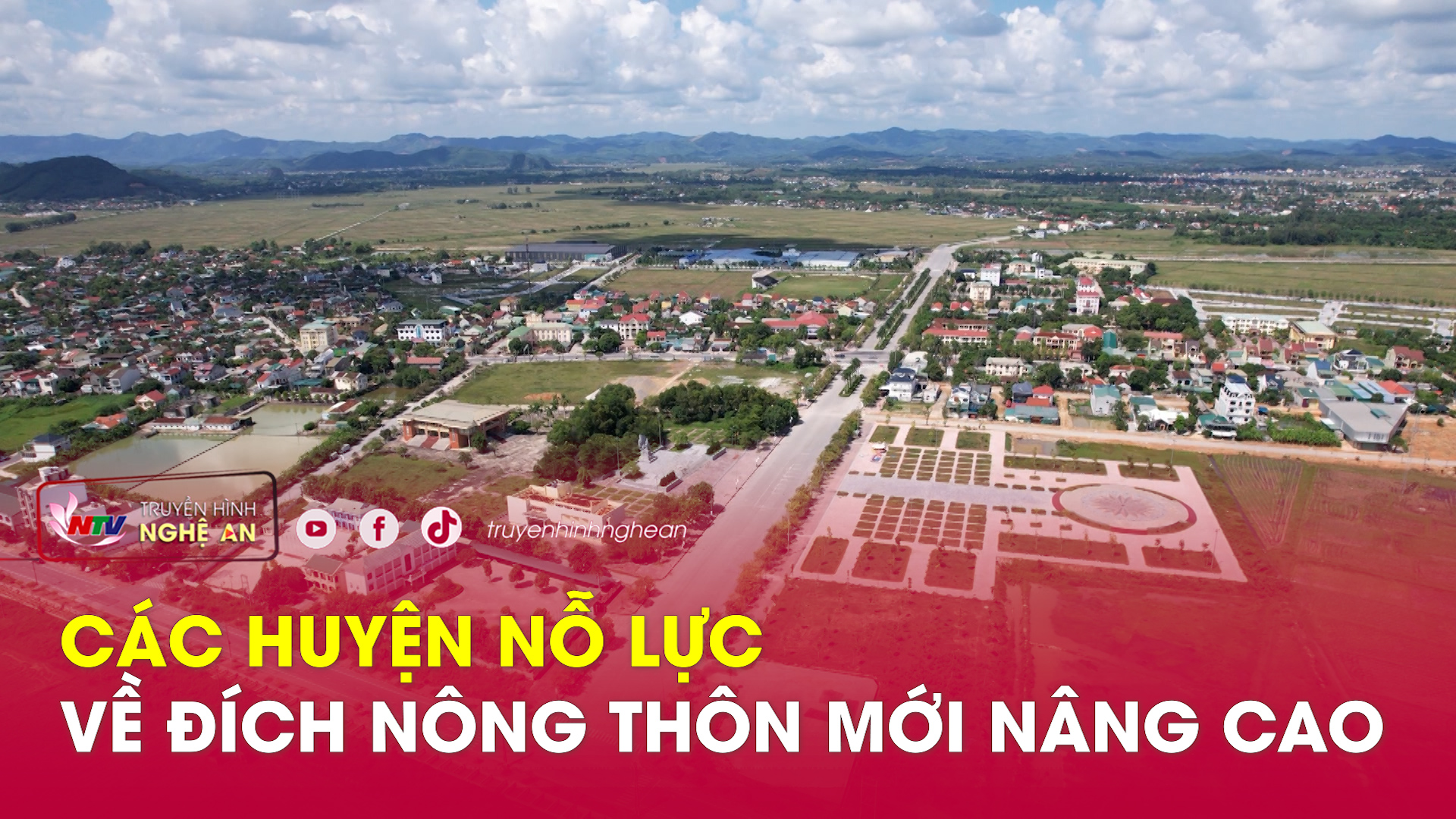 Các huyện nỗ lực về đích nông thôn mới nâng cao