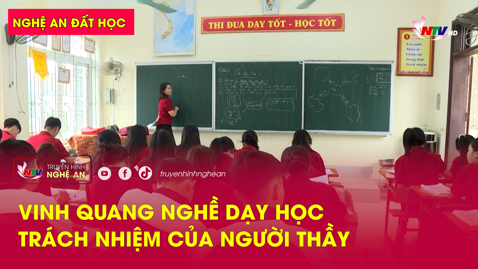 Nghệ An đất học: Vinh quang nghề dạy học – Trách nhiệm của người thầy