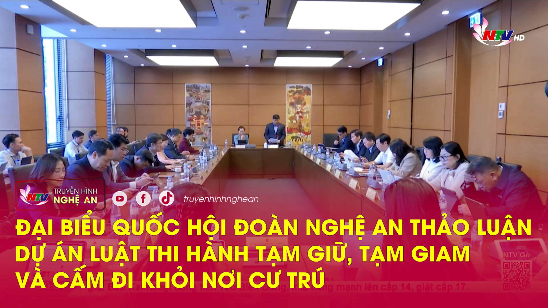 Đại biểu QH đoàn Nghệ An thảo luận Dự án Luật Thi hành tạm giữ, tạm giam và cấm đi khỏi nơi cư trú