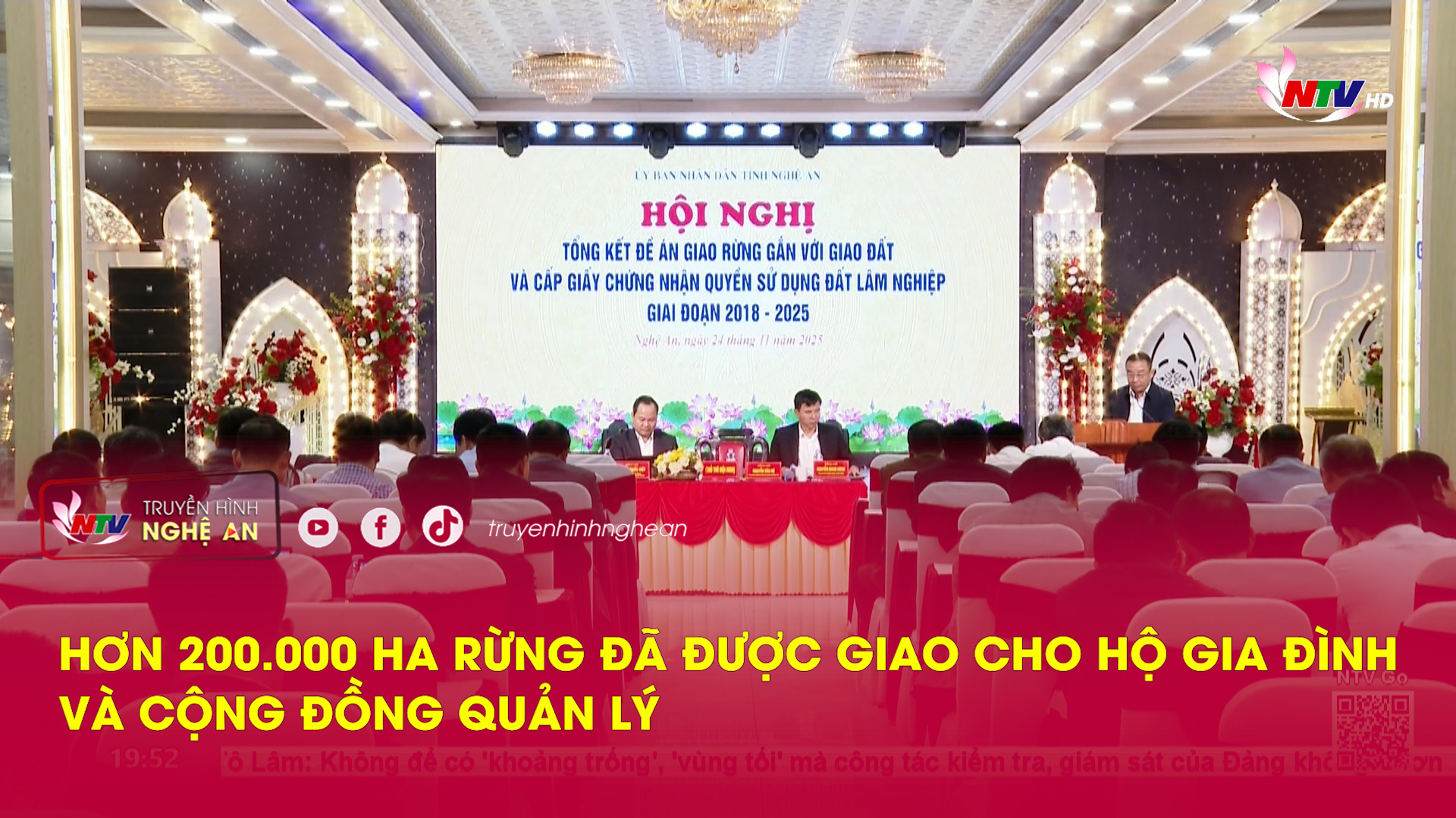 Hơn 200.000 ha rừng đã được giao cho hộ gia đình và cộng đồng quản lý