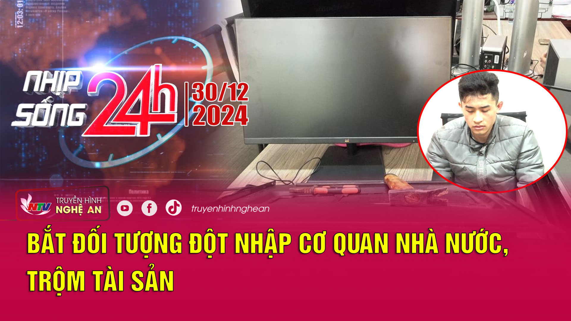 Bản tin Nhịp sống 24h - 30/12/2024