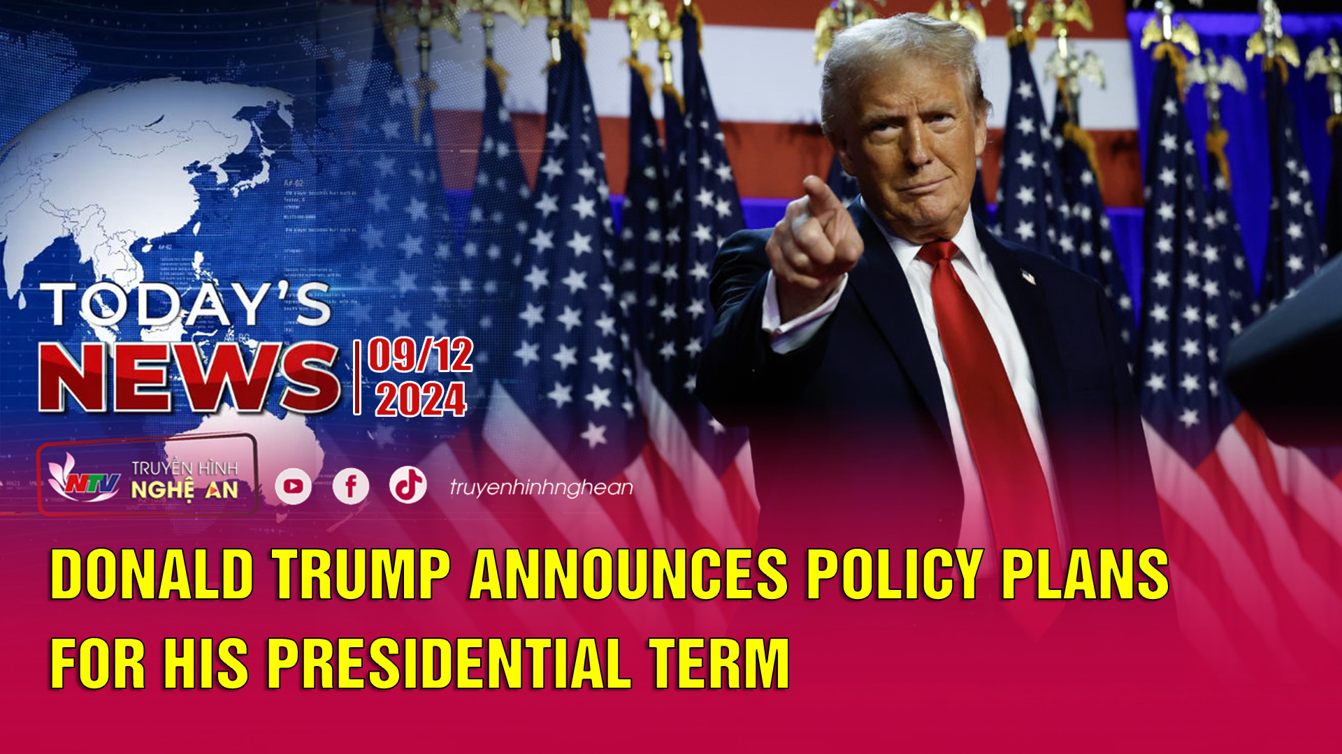 Today's News 09/12/2024: Donald Trump Announces Policy Plans for His Presidential Term