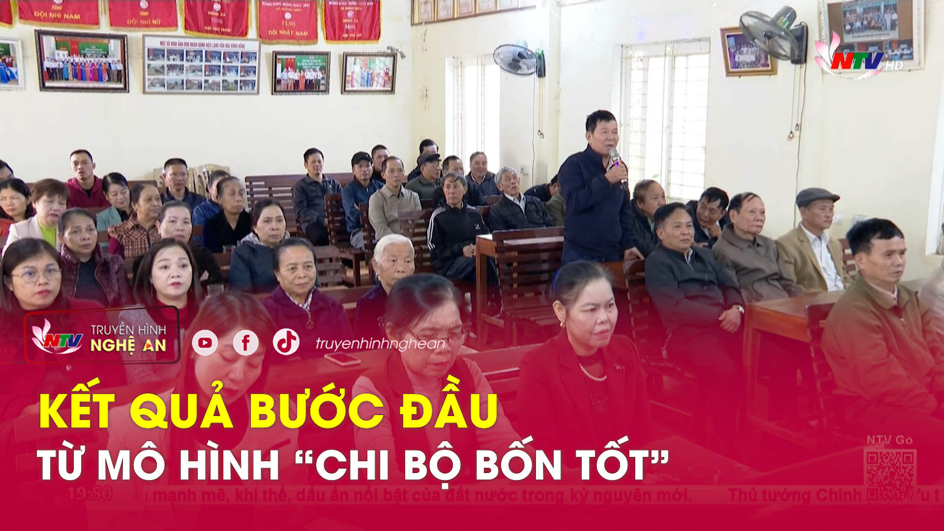 Kết quả bước đầu từ mô hình “chi bộ bốn tốt”