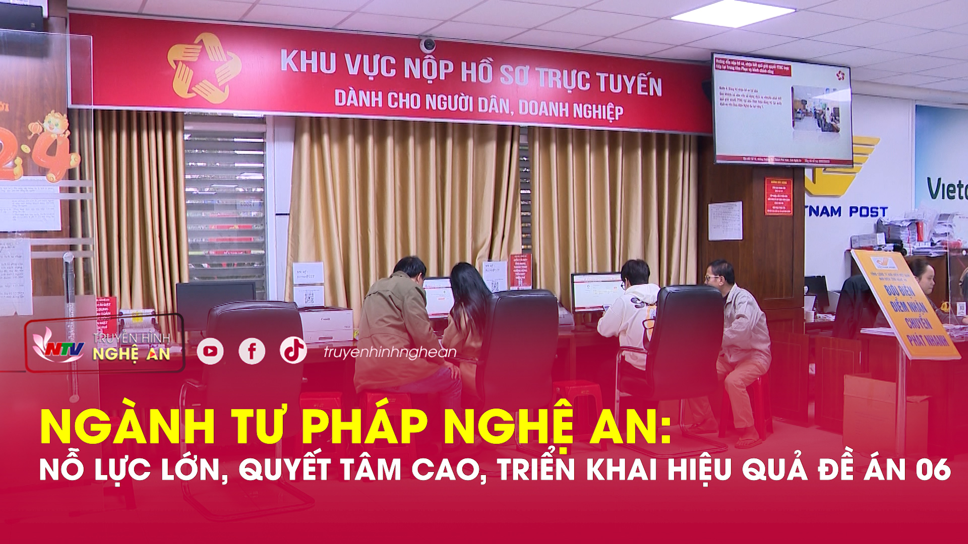 Ngành Tư pháp Nghệ An: Nỗ lực lớn, quyết tâm cao, triển khai hiệu quả Đề án 06