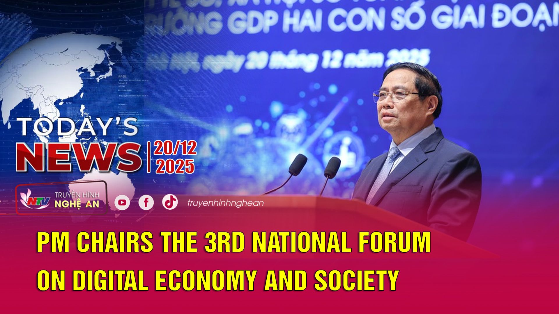 Today's News - 20/12/2025: PM chairs the 3rd national forum on digital economy and society