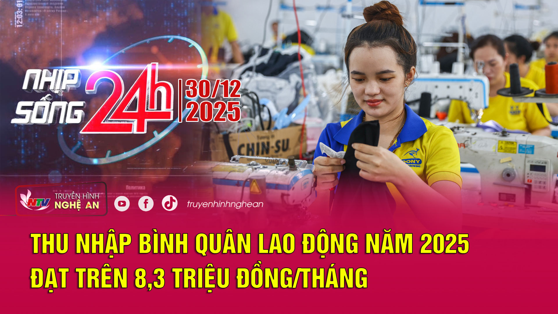 Bản tin Nhịp sống 24h - 30/12/2025