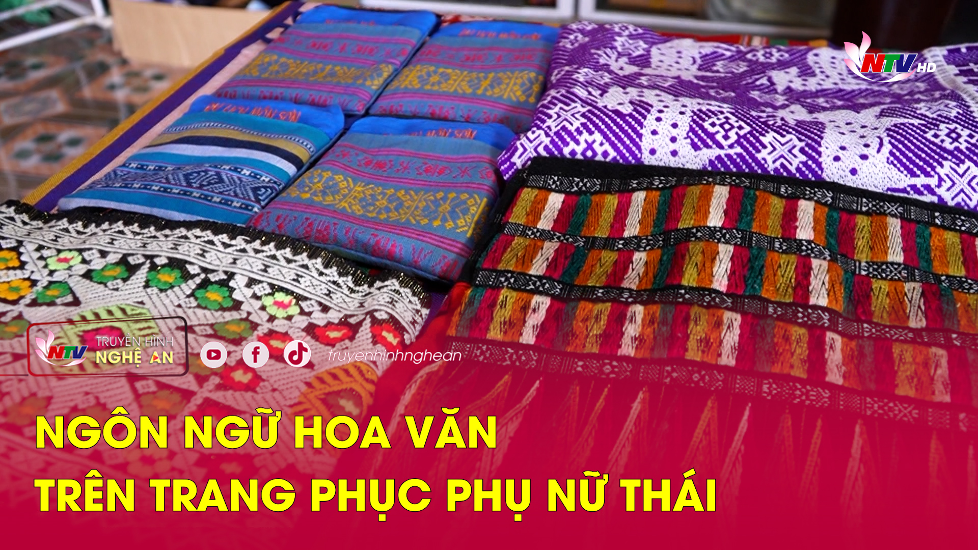 Ngôn ngữ hoa văn trên trang phục phụ nữ Thái