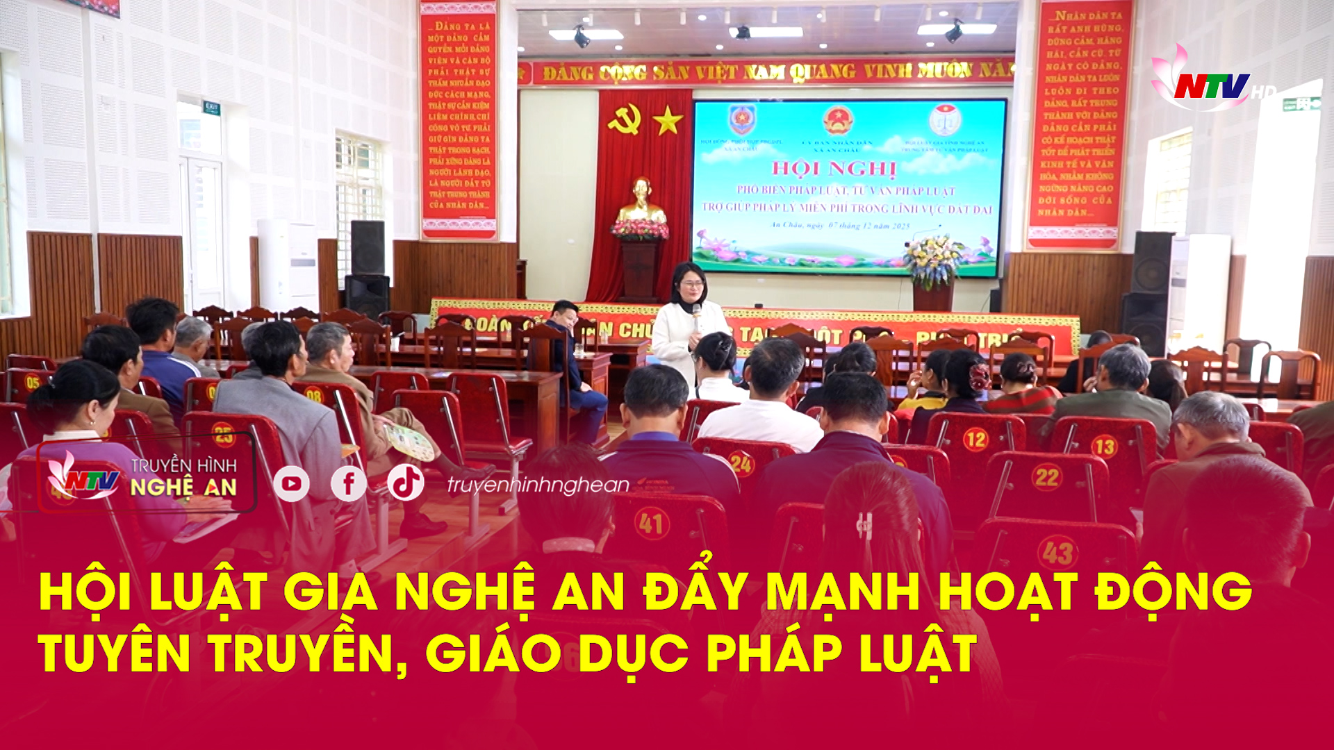 Hội luật gia Nghệ An đẩy mạnh hoạt động tuyên truyền, giáo dục pháp luật