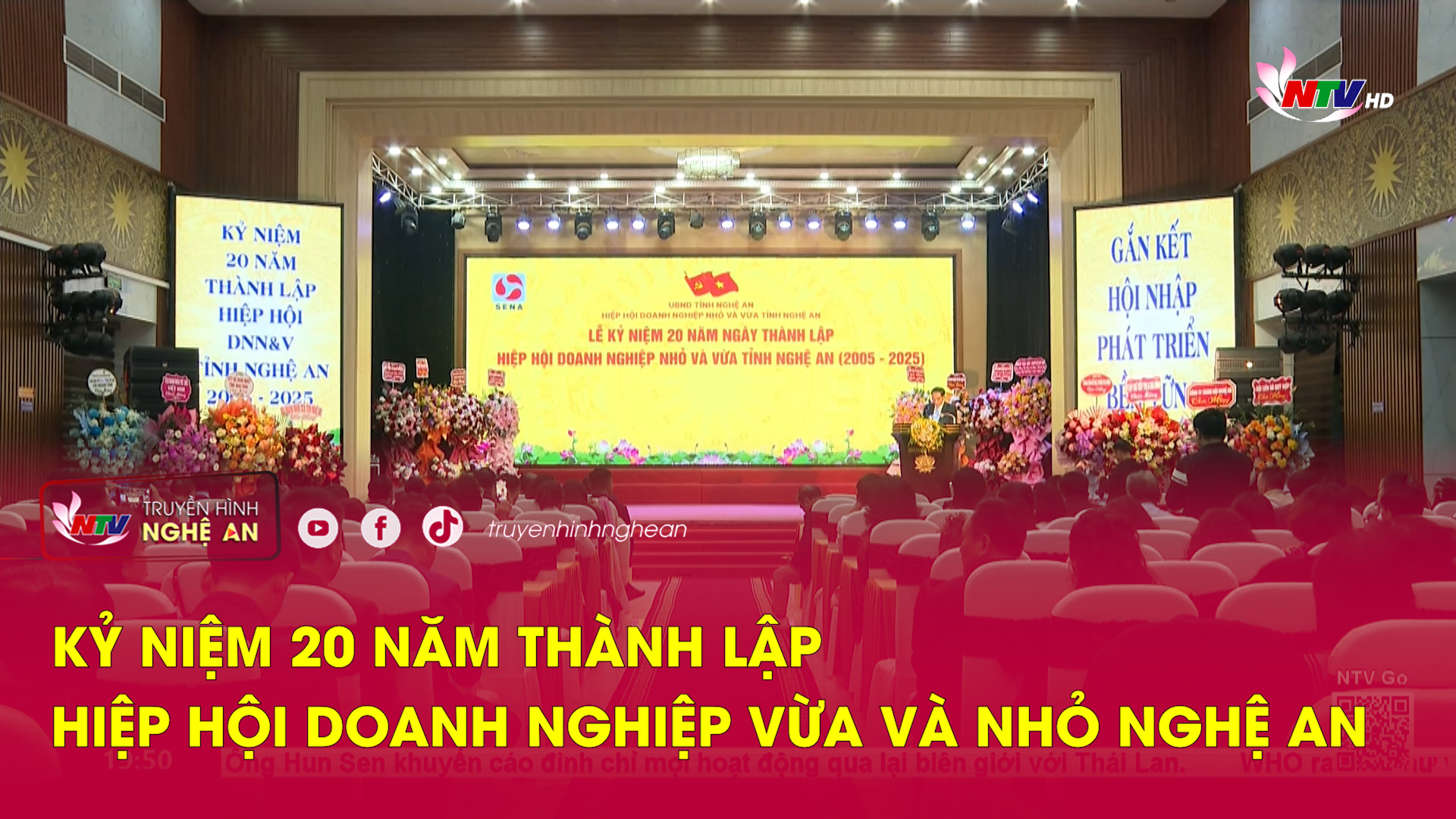 Kỷ niệm 20 năm thành lập Hiệp Hội Doanh nghiệp vừa và nhỏ Nghệ An