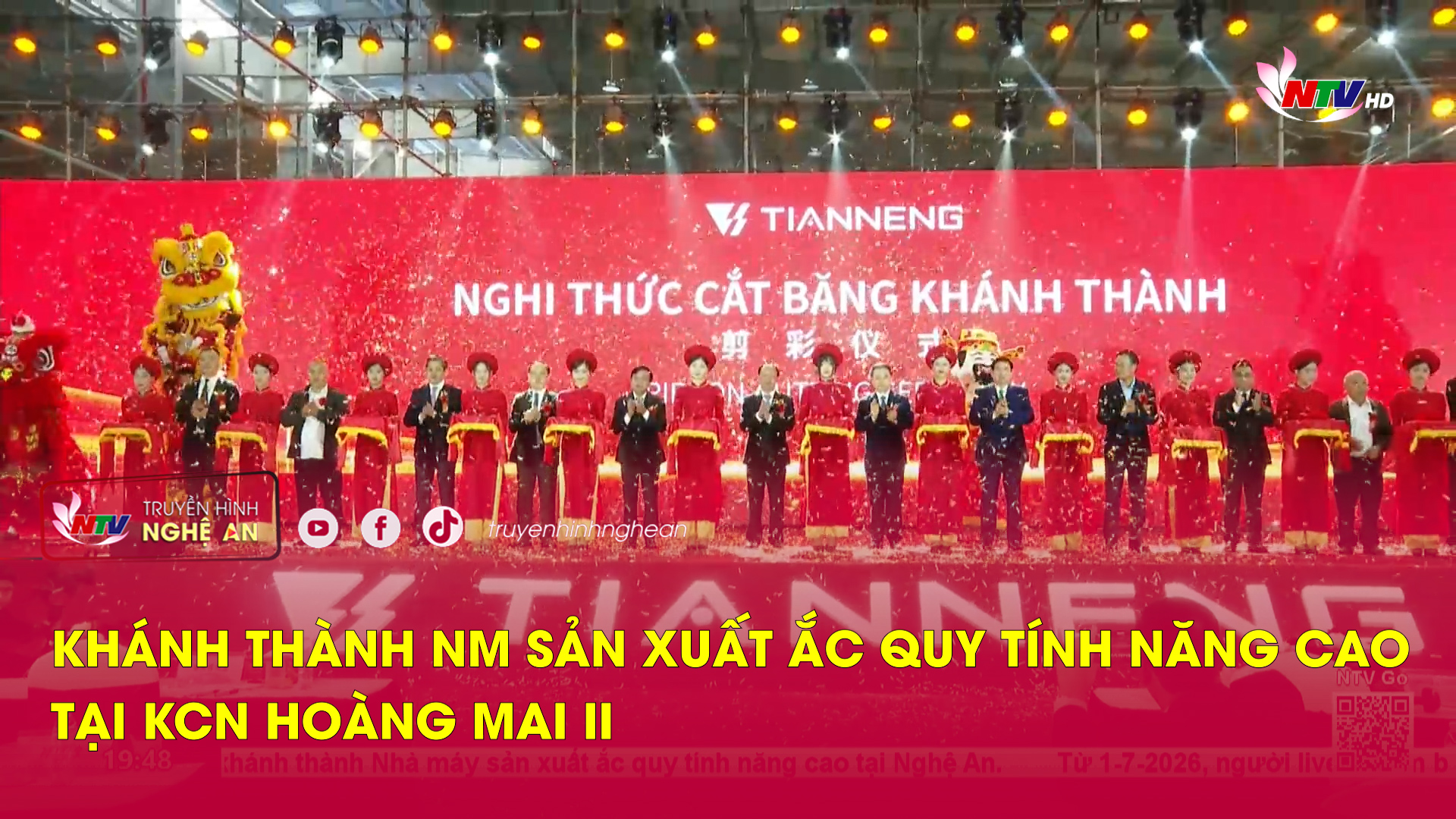 Khánh thành nhà máy sản xuất ắc quy tính năng cao tại KCN Hoàng Mai II