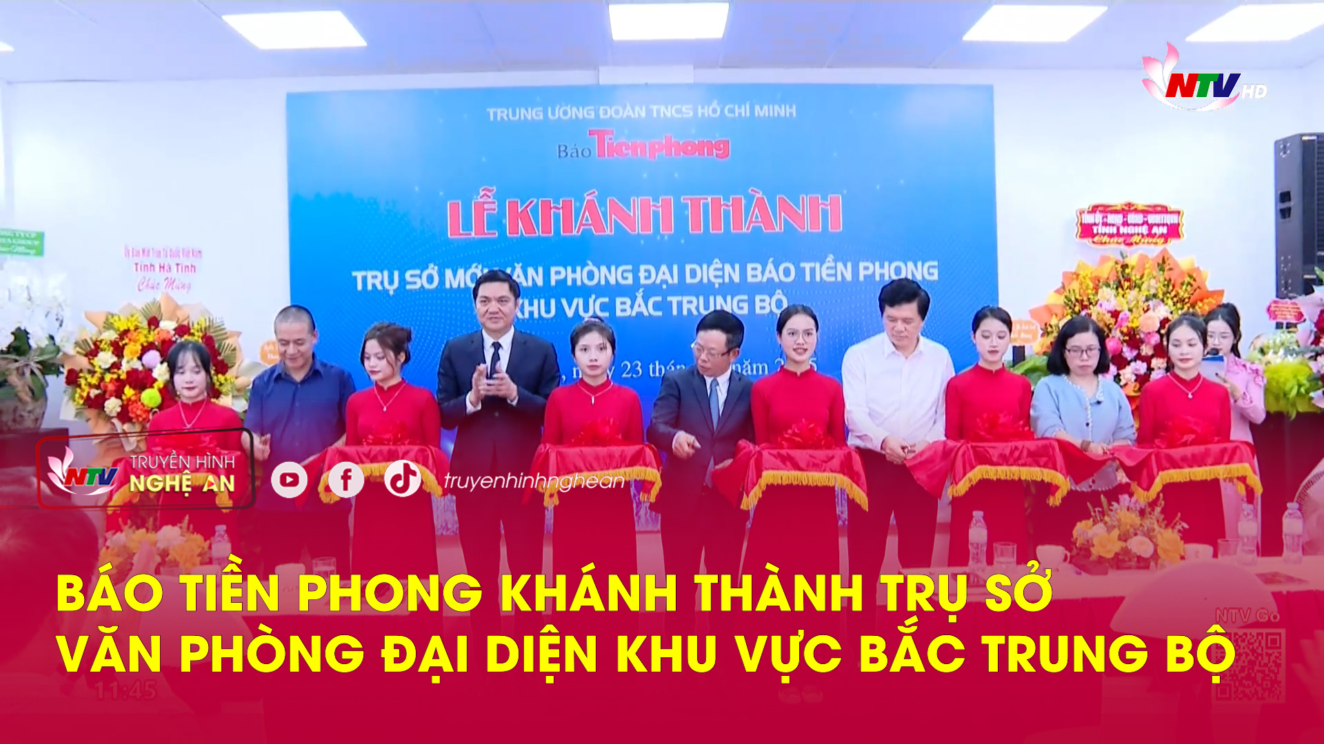 Báo Tiền Phong khánh thành Trụ sở Văn phòng đại diện khu vực Bắc Trung Bộ