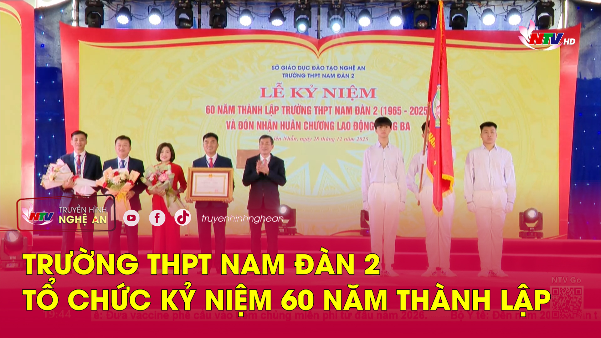 Trường THPT Nam Đàn 2 tổ chức kỷ niệm 60 năm thành lập