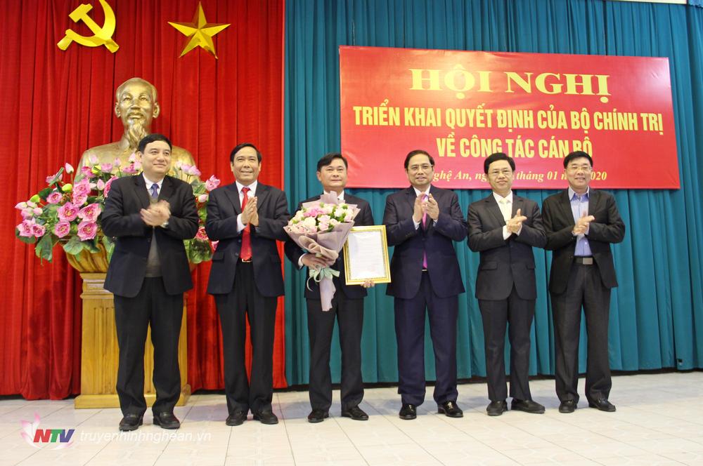 Bộ Chính trị chuẩn y đồng chí Thái Thanh Quý giữ chức Bí thư Tỉnh ủy Nghệ An