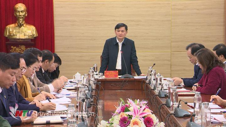 Tỉnh ủy Nghệ An thông báo về tình hình Tết Canh Tý 2020 và một số nhiệm vụ trọng tâm thời gian tới
