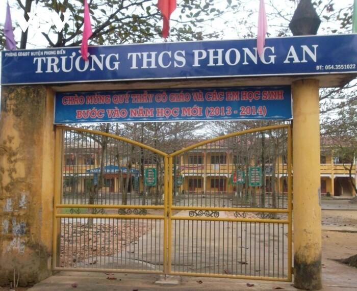 Trường THCS Phong An.