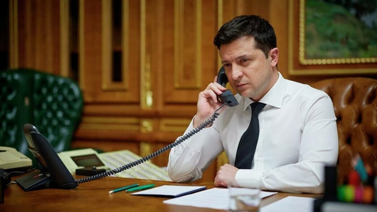 Tổng thống Ukraine Volodymyr Zelensky (Ảnh: AP).