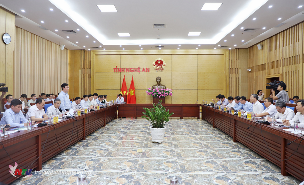 Chủ tịch UBND tỉnh làm việc với Tập đoàn Điện lực Việt Nam