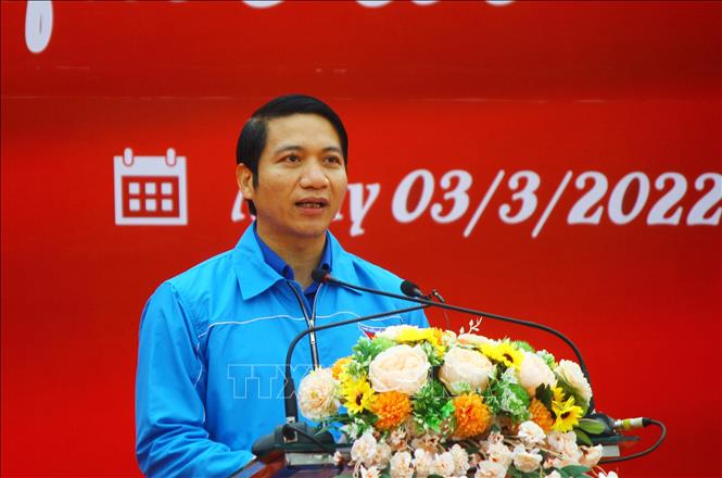 Bí thư Trung ương Đoàn, Chủ tịch Trung ương Hội Liên hiệp thanh niên Việt Nam Nguyễn Ngọc Lương phát động chương trình Tháng 3 biên giới năm 2022.