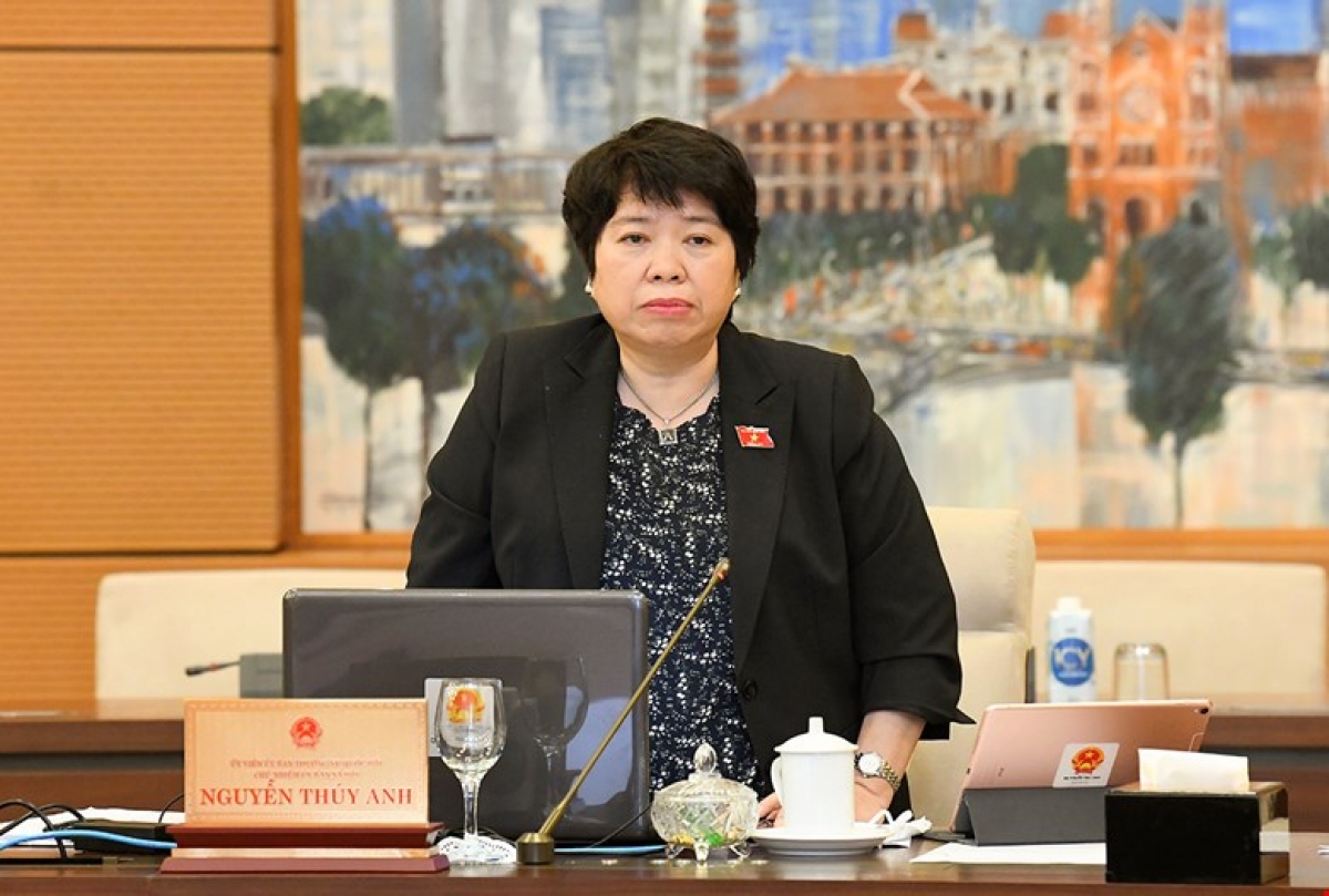 Bà Nguyễn Thuý Anh- Chủ nhiệm Ủy ban Xã hội của Quốc hội