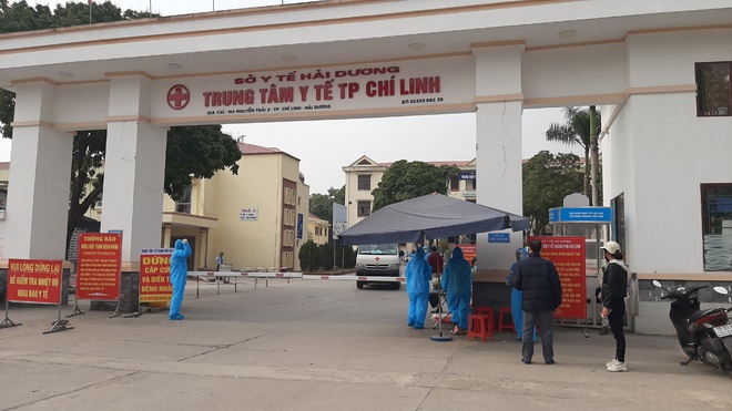 Trung tâm Y tế TP Chí Linh, nơi xảy ra vụ việc.  