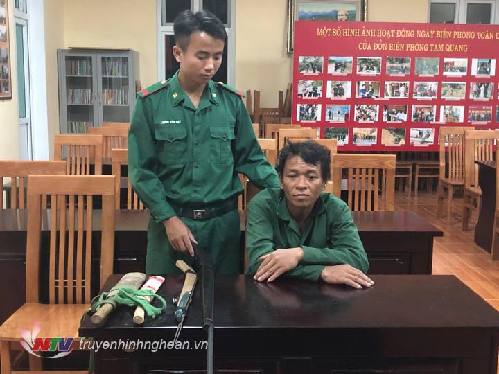 Đồn BP Tam Quang: Xử phạt đối tượng dùng súng trái phép