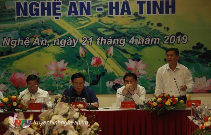 Chủ tịch UBND tỉnh Thái Thanh Quý phát biểu tại hội nghị.