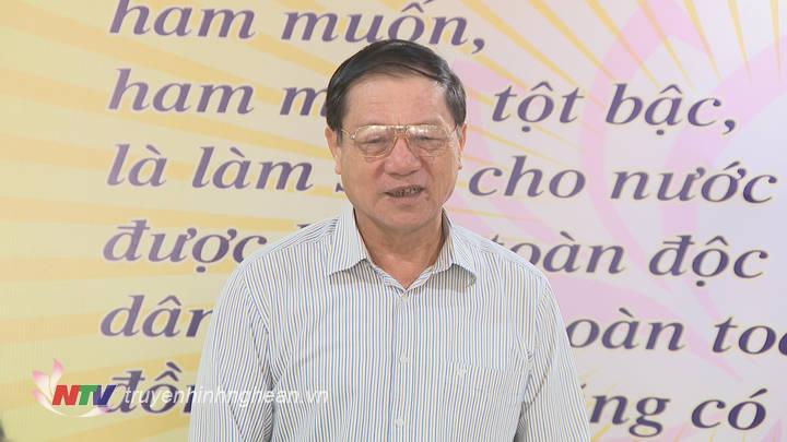 Phó Chủ tịch UBND tỉnh Lê Minh Thông phát biểu tại buổi làm việc.
