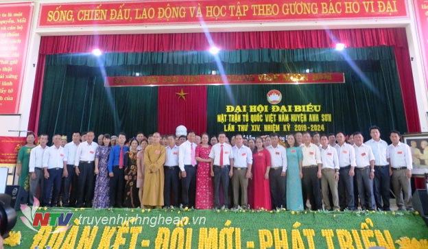 Huyện Anh Sơn tổ chức thành công đại hội đại biểu MTTQ nhiệm kỳ 2019 – 2024