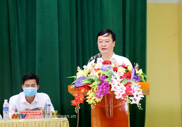 Ứng cử viên Đại biểu HĐND tỉnh, huyện tiếp xúc cử tri xã Kim Liên, huyện Nam Đàn