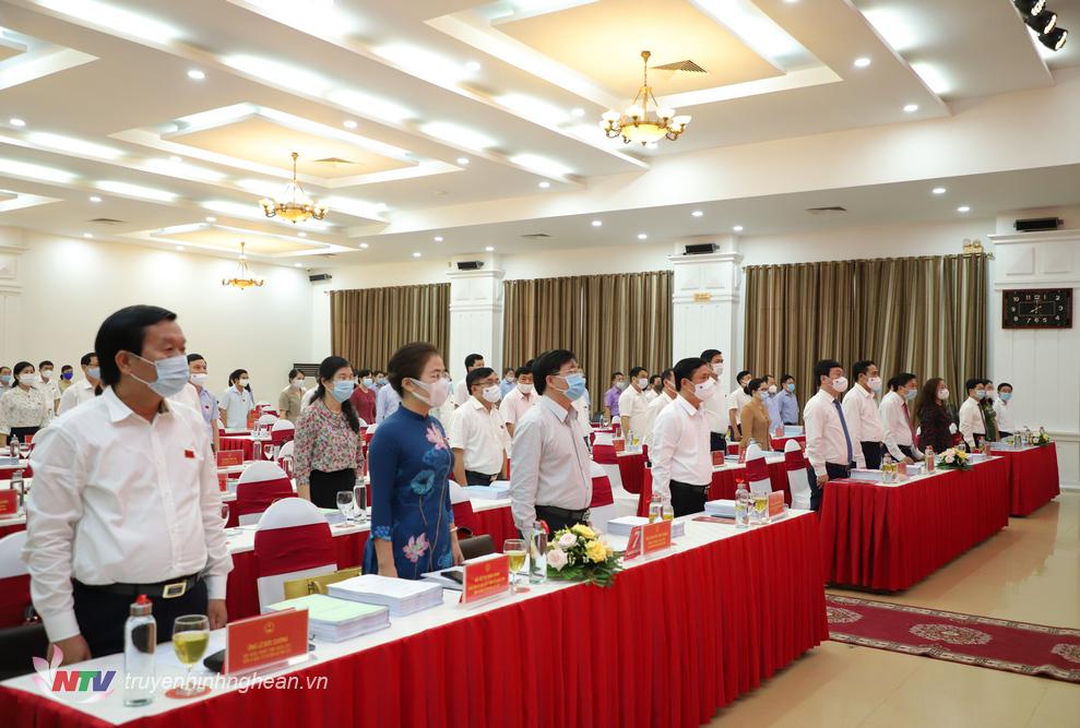 Khai mạc kỳ họp thứ 21, HĐND tỉnh Nghệ An khóa 17, nhiệm kỳ 2016-2021