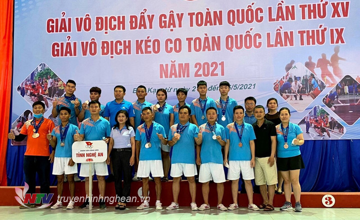 Nghệ An: Giành 16 bộ huy chương tại giải vô địch kéo co toàn quốc lần thứ IX, cao nhất từ trước đến nay