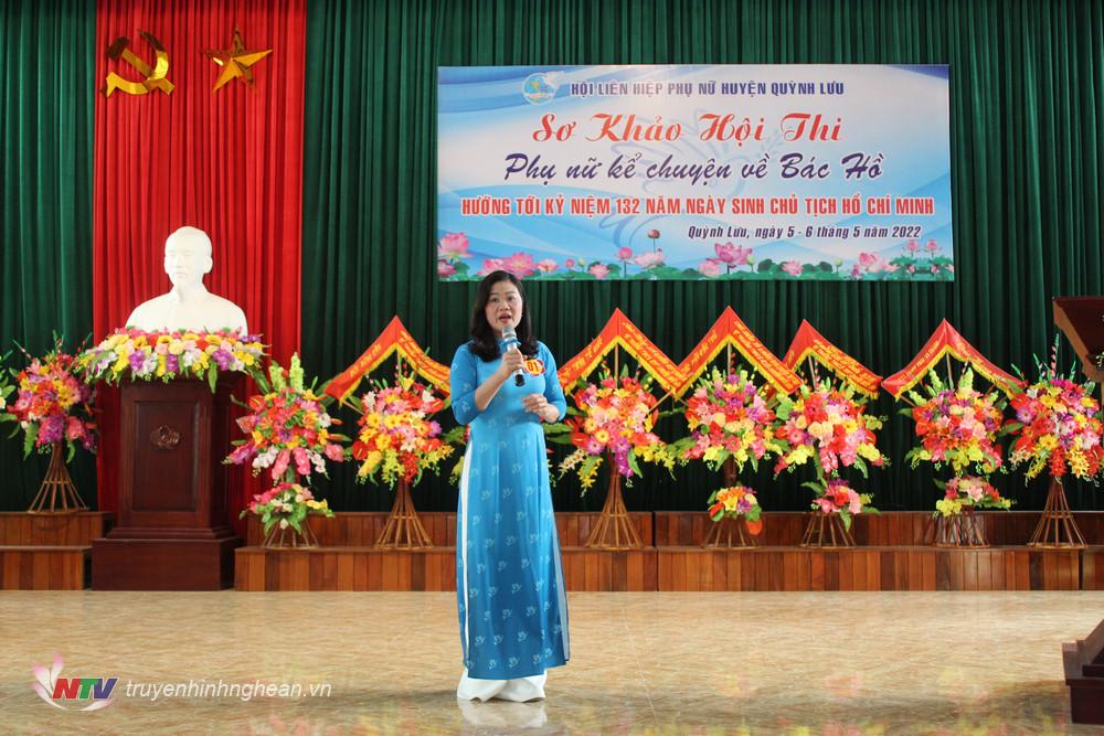 Hội thi phụ nữ Quỳnh Lưu kể chuyện về Bác Hồ 