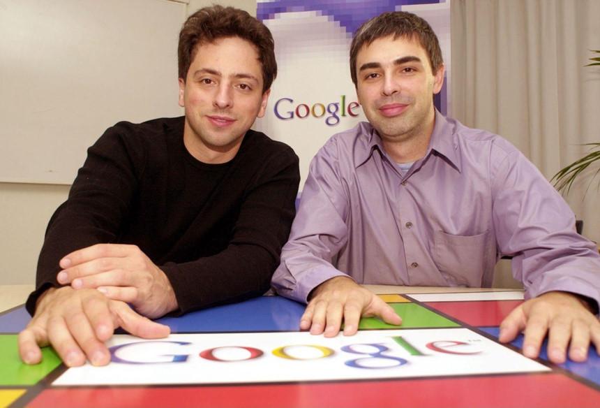Larry Page và Sergey Brin - hai nhà sáng lập Google. Ảnh: CNBC.