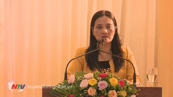 Phát biểu kết luận tại hội nghị, Phó Chủ tịch HĐND tỉnh Cao Thị Hiền.