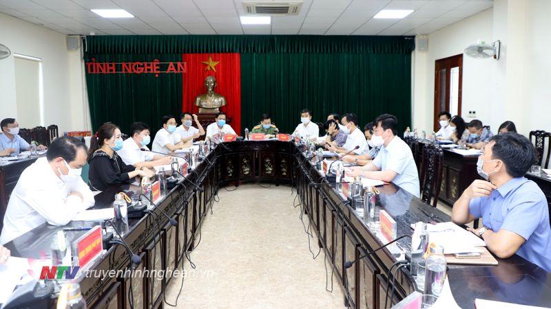 Toàn cảnh phiên tiếp công dân tháng 62021 của Chủ tịch UBND tỉnh Nguyễn Đức Trung