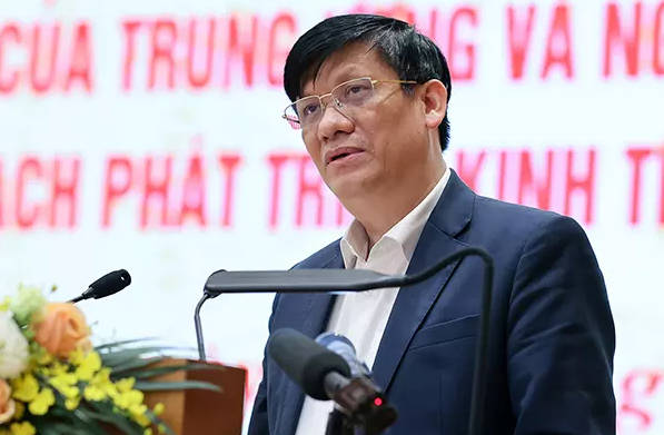 Ông Nguyễn Thanh Long phát biểu tại hội nghị trực tuyến Chính phủ với các địa phương vào ngày 5/1.  