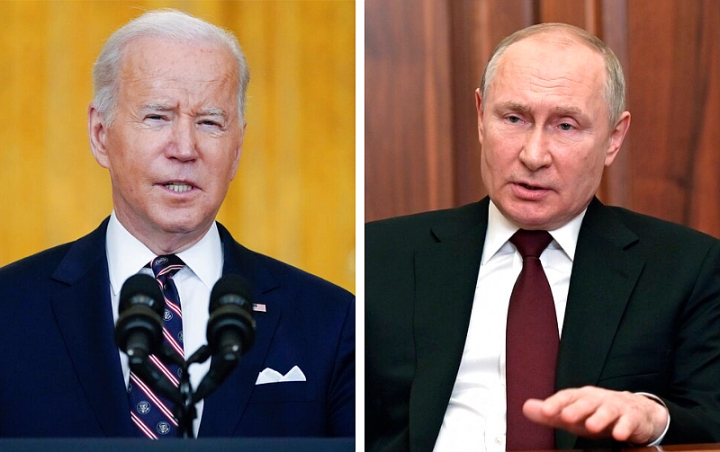 Tổng thống Mỹ Joe Biden và Tổng thống Nga Vladimir Putin. (Ảnh: AP)