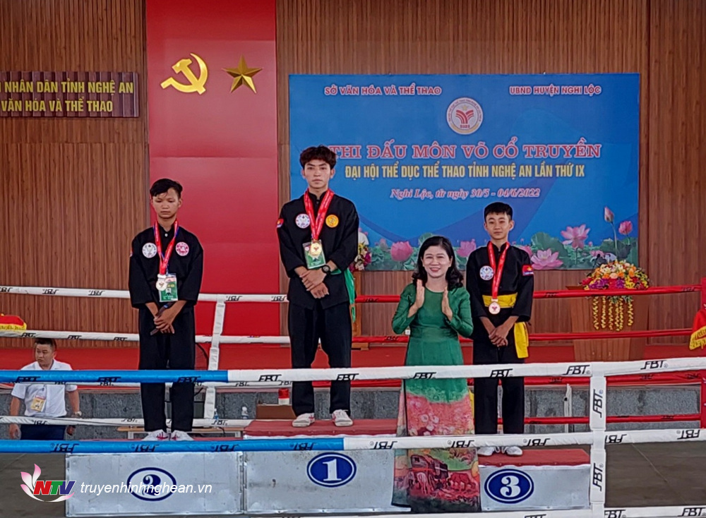 Bế mạc môn võ cổ truyền Đại hội TDTD tỉnh Nghệ An lần thứ IX năm 2022