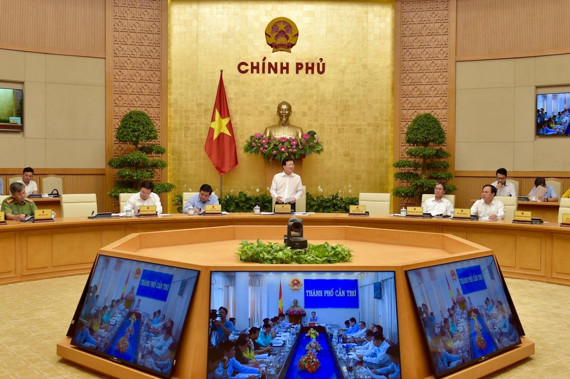 Phó Thủ tướng Trịnh Đình Dũng chủ trì Hội nghị trực tuyến toàn quốc về tình hình triển khai thi hành Luật Quy hoạch.