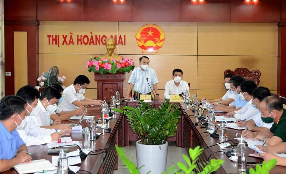 Cách ly xã hội xã Quỳnh Liên, thị xã Hoàng Mai do có 4 ca nhiễm Covid-19
