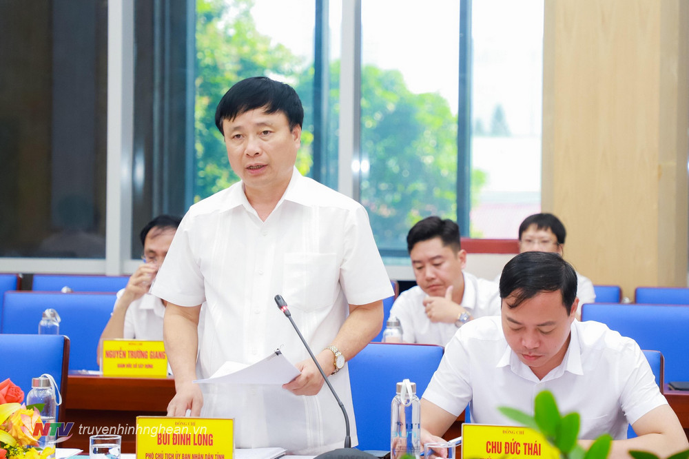 Đồng chí Bùi Đình Long - Ủy viên Ban Chấp hành Đảng bộ tỉnh, Phó Chủ tịch UBND tỉnh