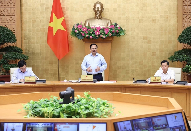 Thủ tướng Chính phủ Phạm Minh Chính phát biểu khai mạc hội nghị