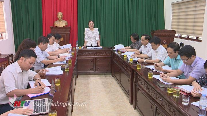 Kiểm tra việc thực hiện các chương trình, Nghị quyết tại huyện Yên Thành và Đô Lương 