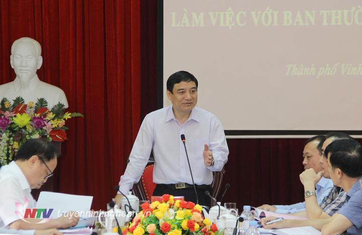 Bí thư Tỉnh ủy Nguyễn Đắc Vinh: TP Vinh cần chú trọng nâng cao chất lượng nguồn nhân lực