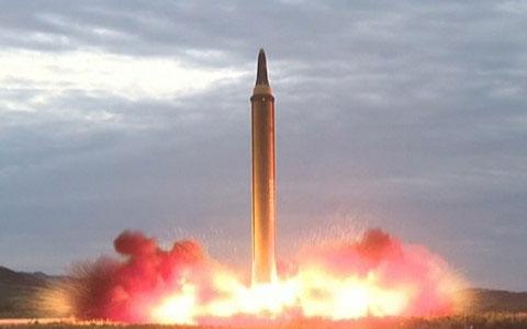 Ảnh minh họa: Một vụ thử tên lửa Triều Tiên (Reuters).